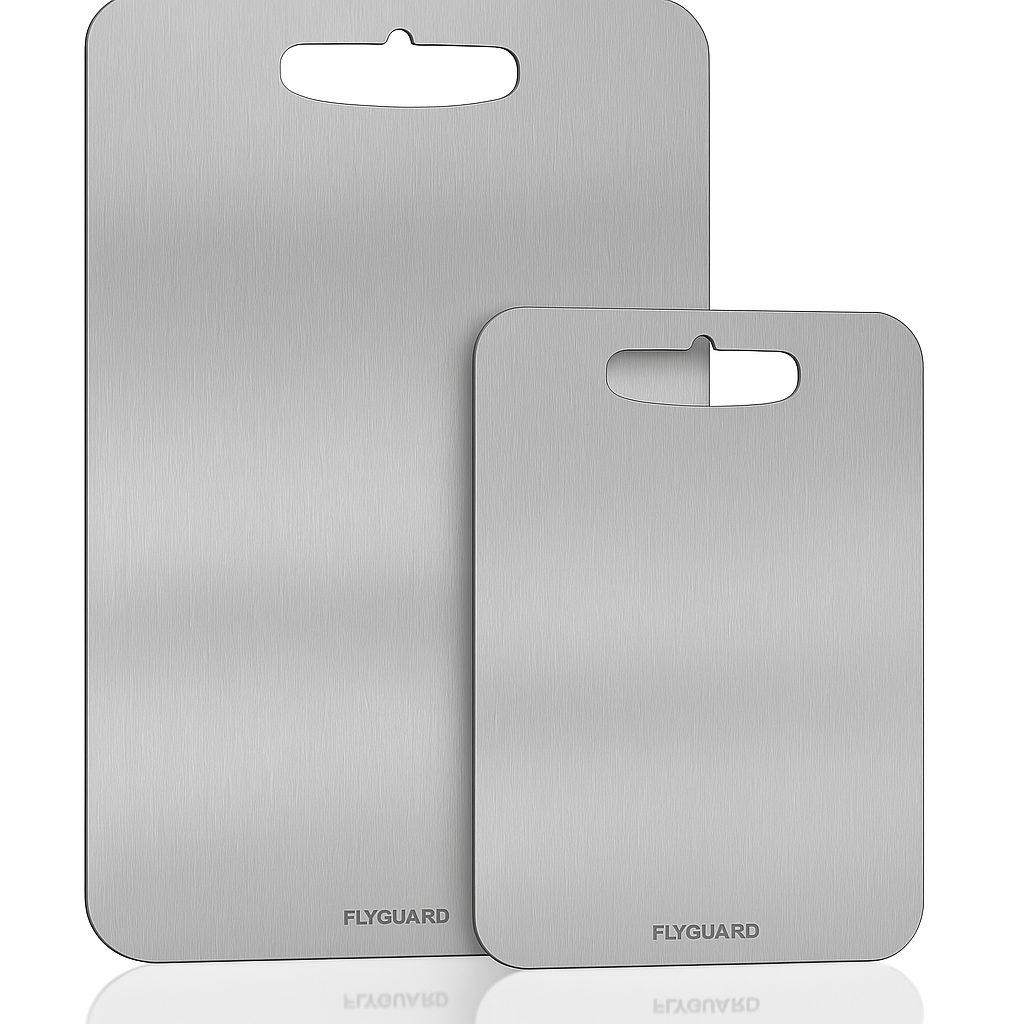 Stainless Steel Cutting Board -Durable Metal Kitchen Chopping Board - Easy to Clean - for Meat, Vegetables, and Food Prep