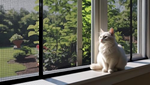 Flyguard Pet Proof Black (3x Thin) 48" wide x 100' long roll