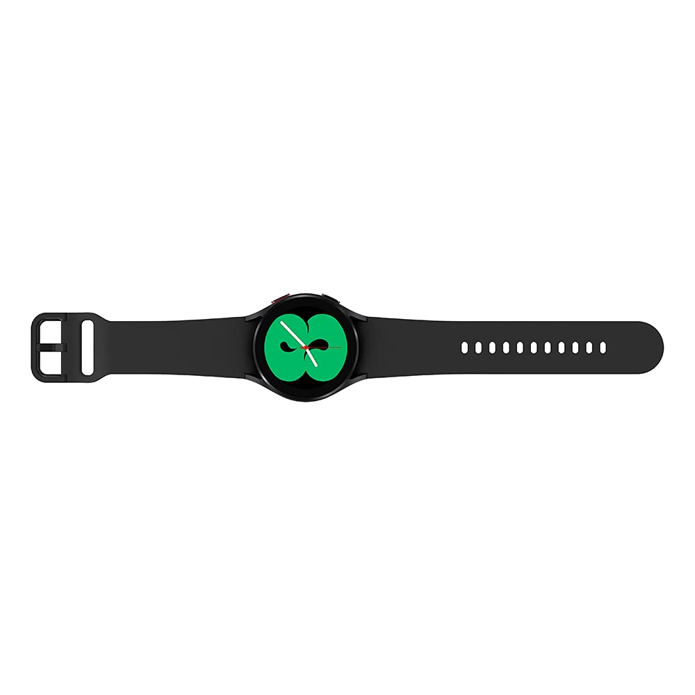 Samsung Galaxy Watch4 40mm Black Aluminum - Google Wear OS, 1.19" Round Display, Digital Bezel, HR Monitor, VO2 Max, Fitness Tracking, Sleep Management (CAD Version & Warranty)